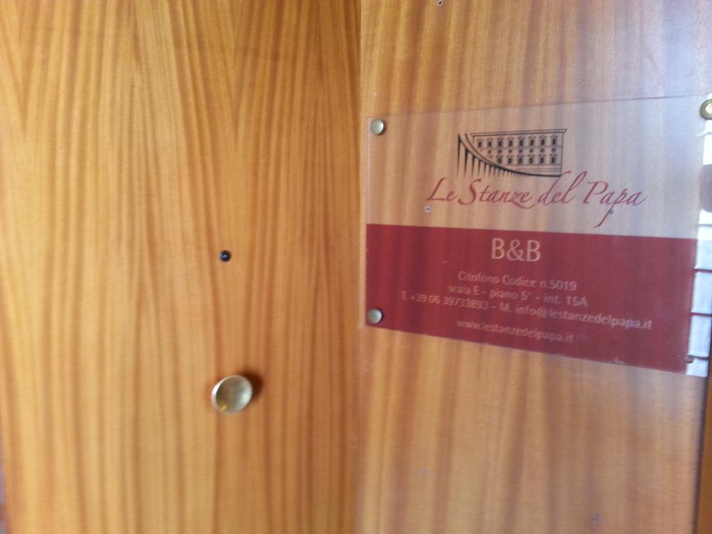 Le Stanze Del Papa Bed & Breakfast Roma Exterior foto